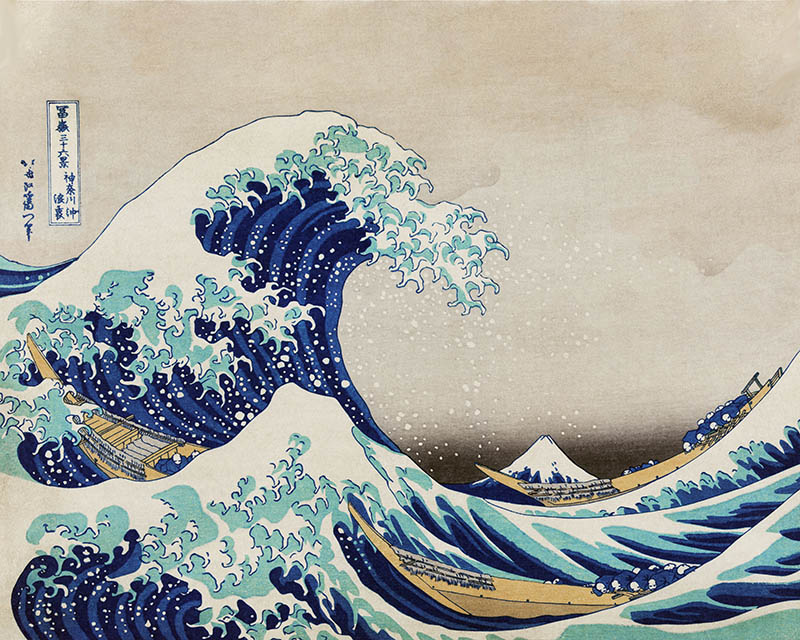 Hokusai The Great Wave 