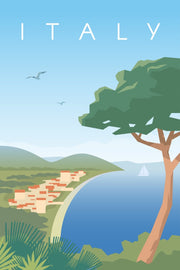 Italian Coastline Serenity – Diamond Painting - Craftonie