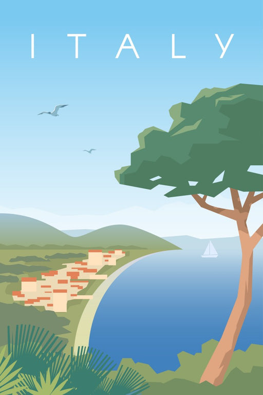 Italian Coastline Serenity – Diamond Painting - Craftonie