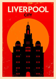 Liverpool City at Sunset – Diamond Painting - Craftonie