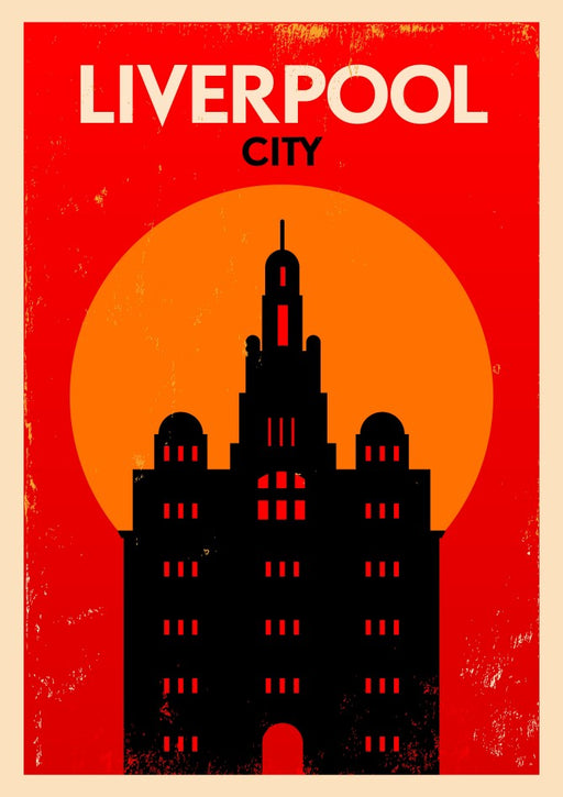 Liverpool City at Sunset – Diamond Painting - Craftonie