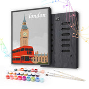 London Big Ben & Red Bus 