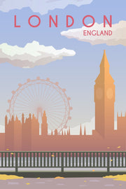 London Skyline by the Thames – Diamond Painting - Craftonie
