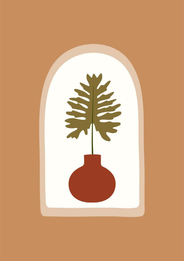 Minimalist Botanical Vase – Diamond Painting - Craftonie