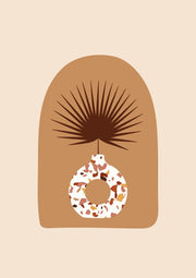 Minimalist Palm Vase – Diamond Painting - Craftonie