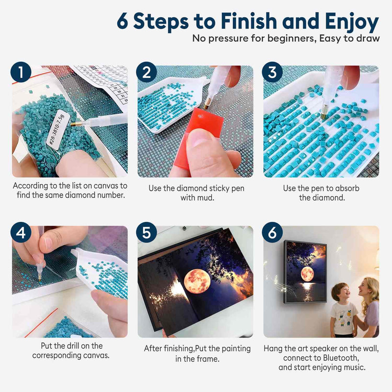 Moonlit Lake  Bluetooth Speaker