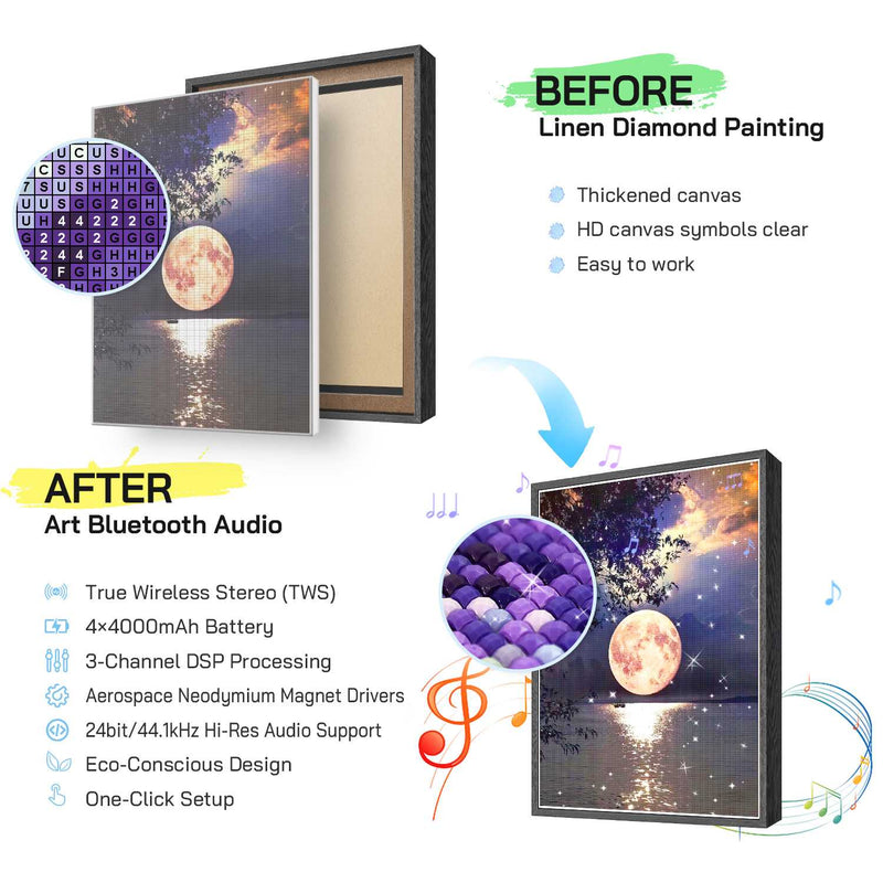 Moonlit Lake  Bluetooth Speaker