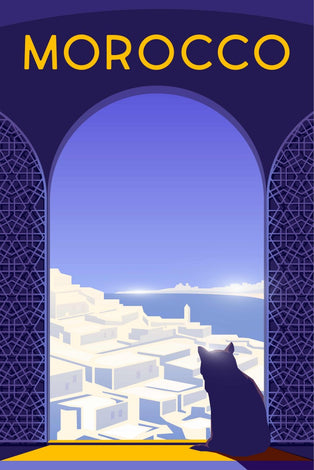 Morocco Coastal Medina – Diamond Painting - Craftonie