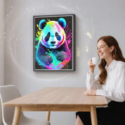 Neon Rainbow Panda