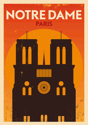 Notre Dame at Sunset – Paint by Numbers Craftonie