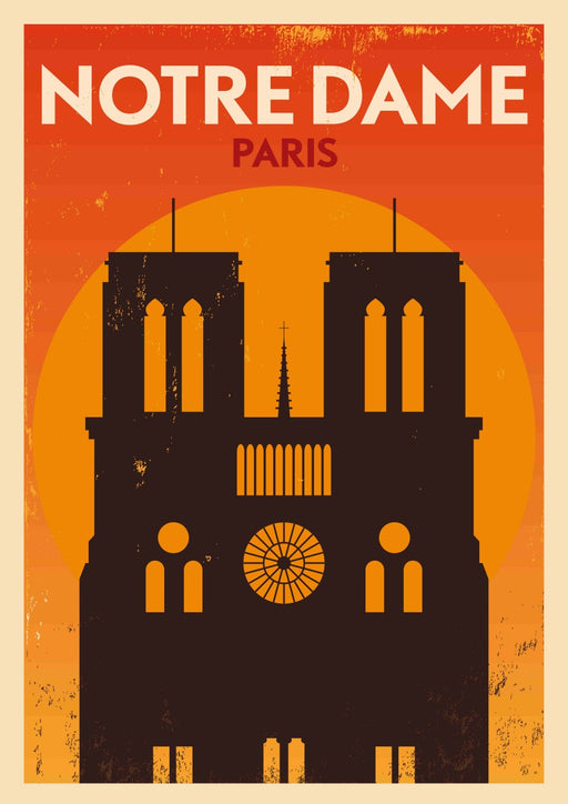 Notre Dame at Sunset – Paint by Numbers Craftonie