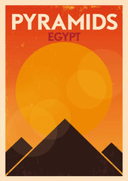 Pyramids at Golden Sunset – Paint by Numbers Craftonie