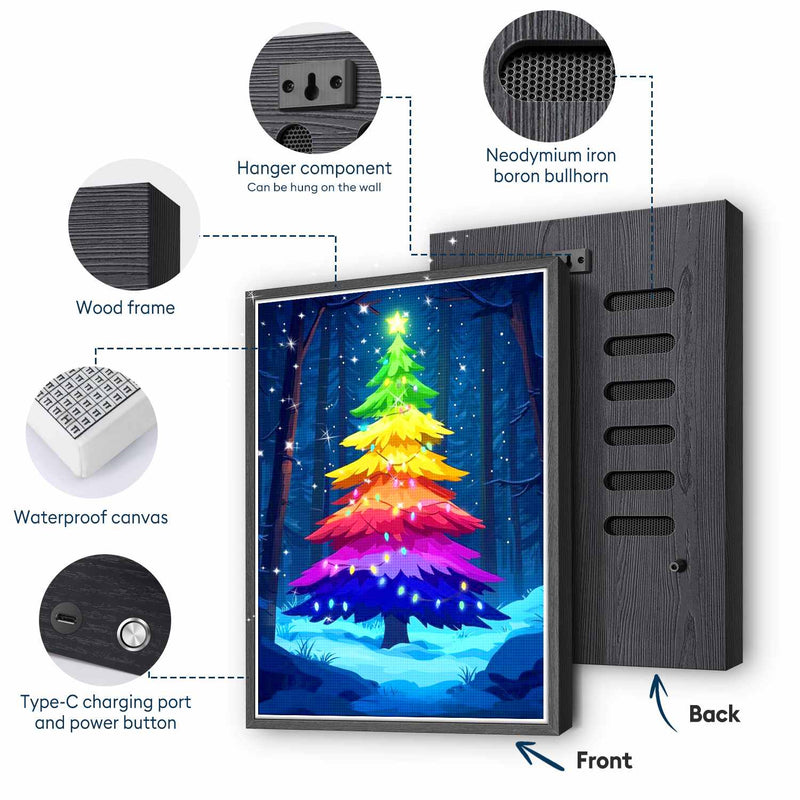 Rainbow Christmas Tree 