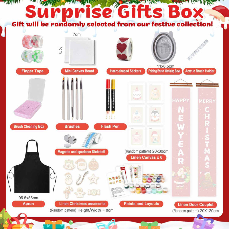 Red  Christmas  Surprise Gift Box