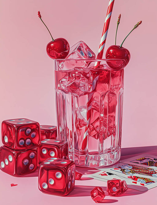 Pink Casino Night Cherry 