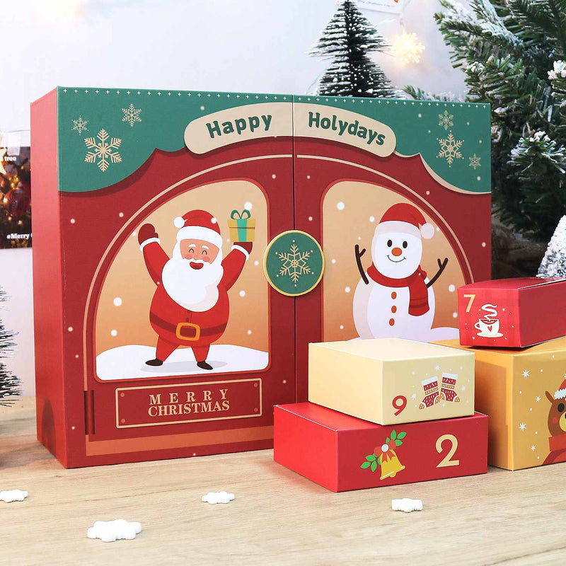 Santa & Snowman Surprise Gift Box