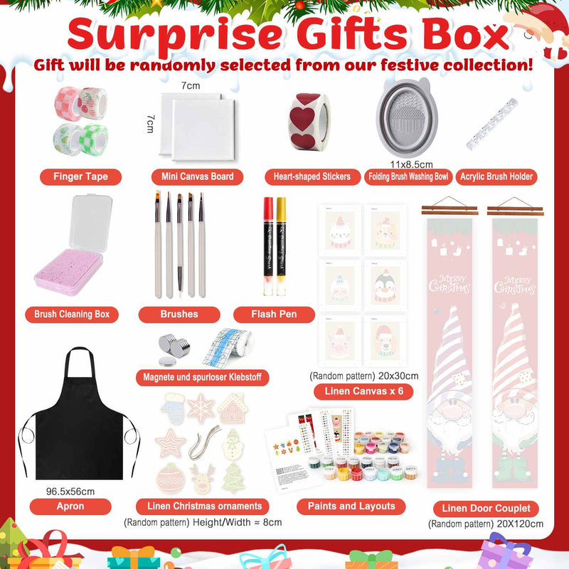 Santa & Snowman Surprise Gift Box