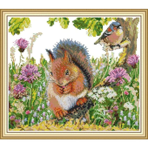 Squirrel and bird Craftonie