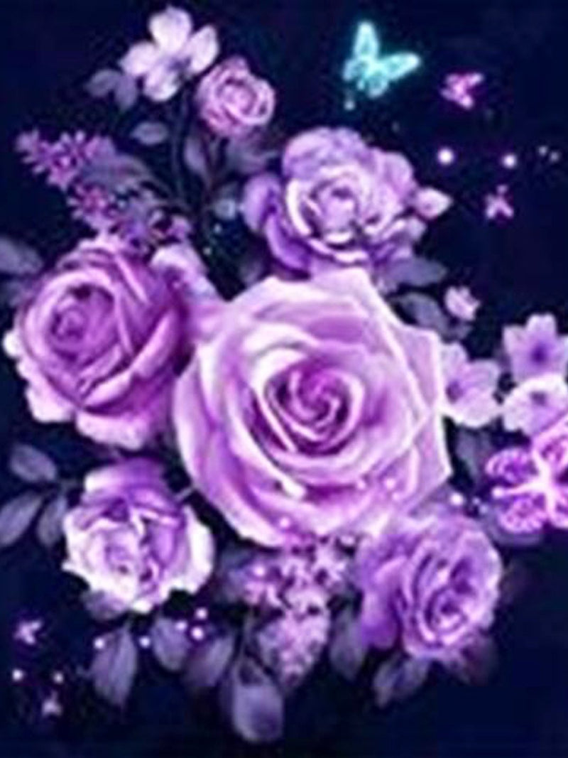 Starry Purple Roses