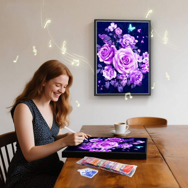 Starry Purple Roses