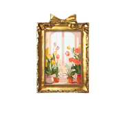 Sunlit Tulip Window