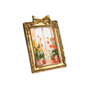 Sunlit Tulip Window