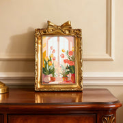 Sunlit Tulip Window