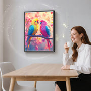 Sunset Parrot Pair