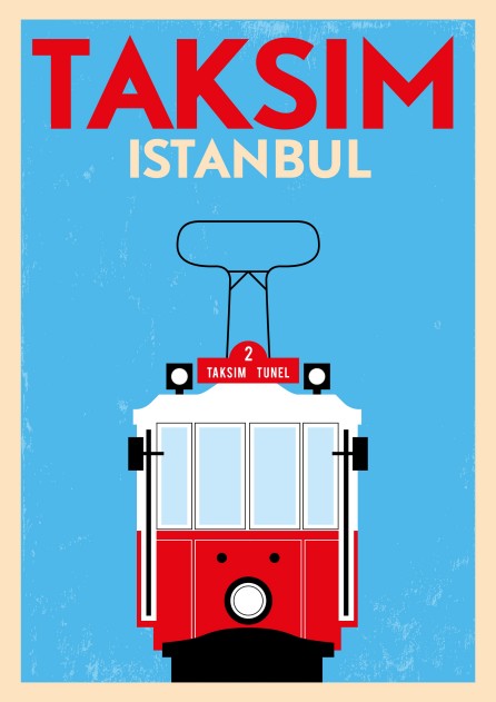 Taksim Tram, Istanbul – Paint by Numbers Craftonie