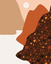 Terrazzo Sunset Hills – Paint by Numbers Craftonie