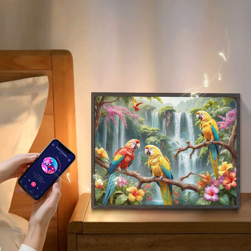 Tropical Parrot Waterfall