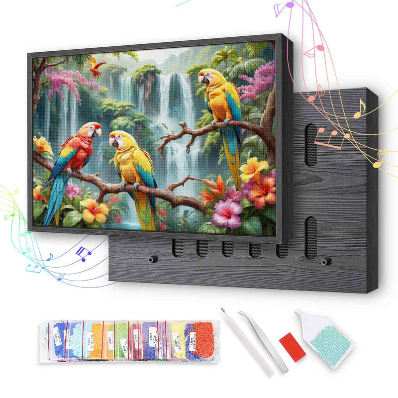 Tropical Parrot Waterfall