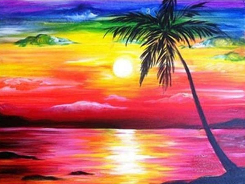 Tropical Sunset Beach