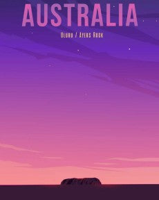 Uluru at Dusk – Diamond Painting - Craftonie