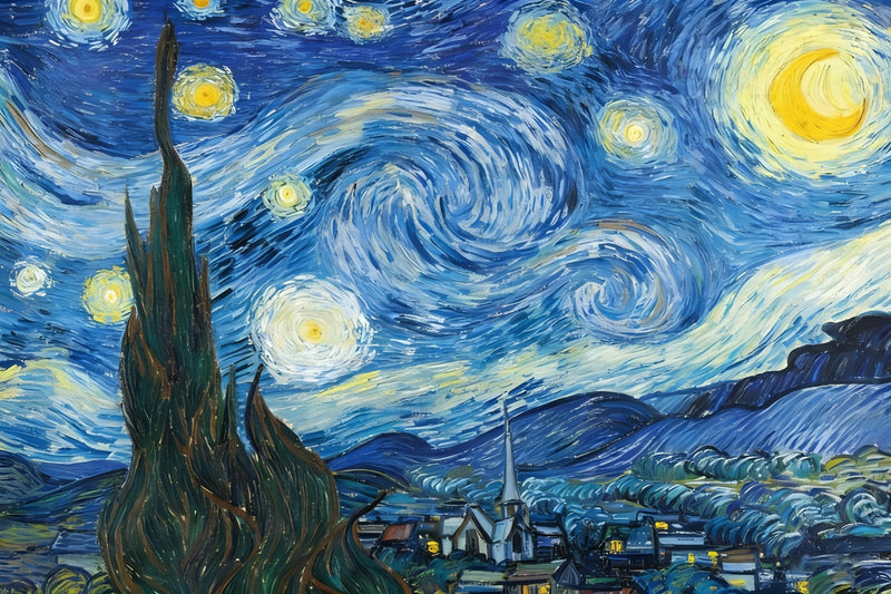 Starry Night Swirls