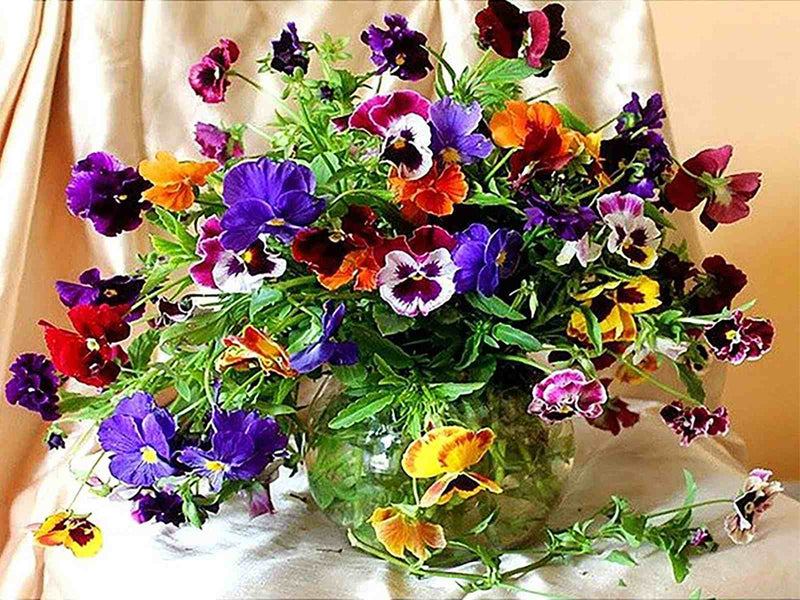 Vibrant Pansy Bouquet