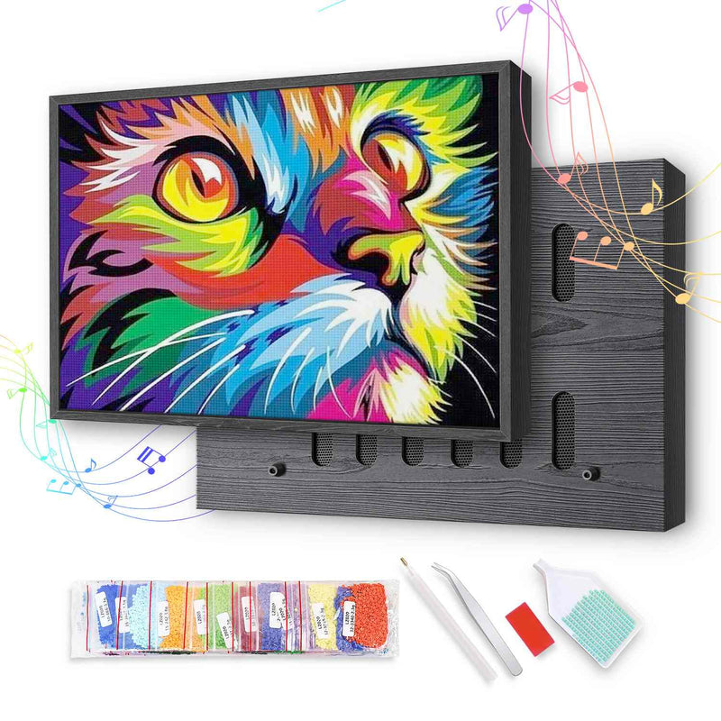  Vibrant Rainbow Cat 