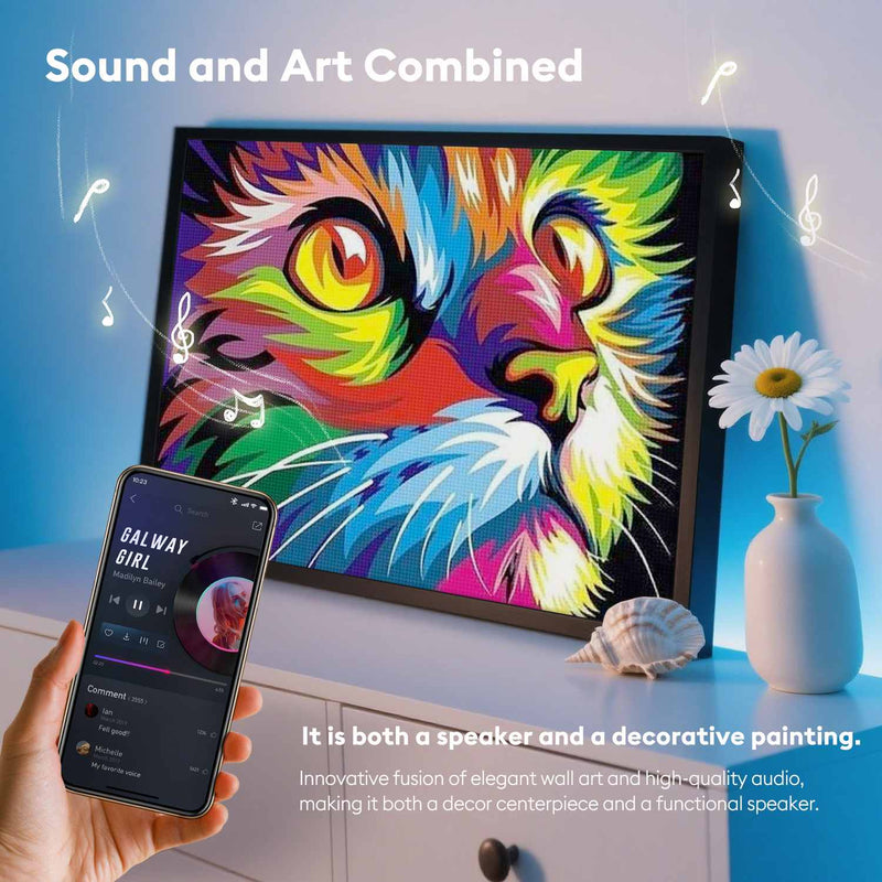  Vibrant Rainbow Cat 