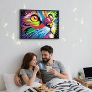  Vibrant Rainbow Cat 