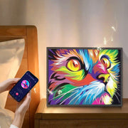  Vibrant Rainbow Cat 