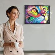  Vibrant Rainbow Cat 