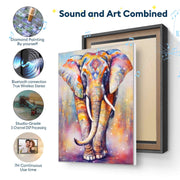 Vibrant Watercolor Elephant 