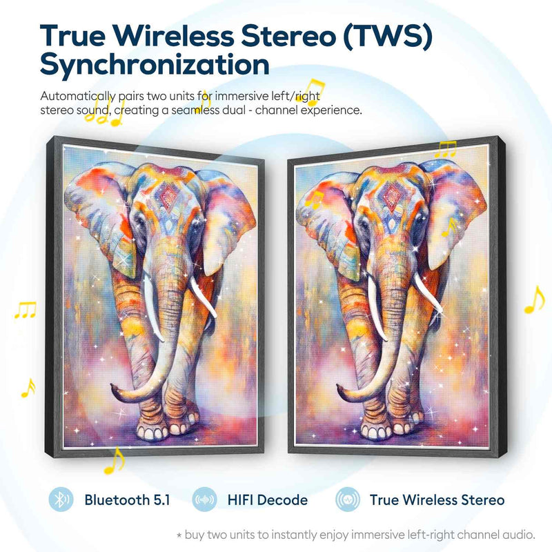 Vibrant Watercolor Elephant 