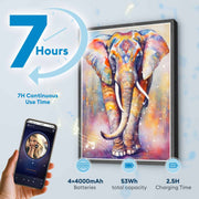 Vibrant Watercolor Elephant 