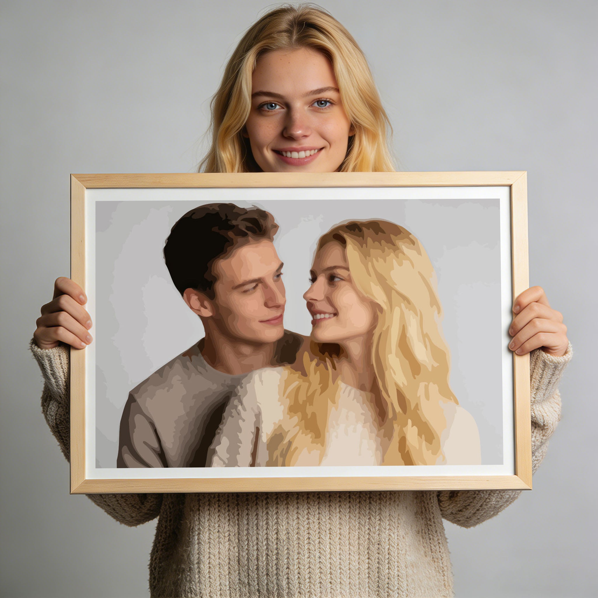 Turn Your Memories with Our Custom Paint by Numbers Kit!