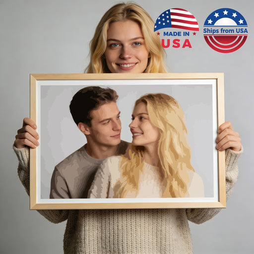 Custom Paint By Numbers Kit (Made in USA | Ships from USA) - Craftonie